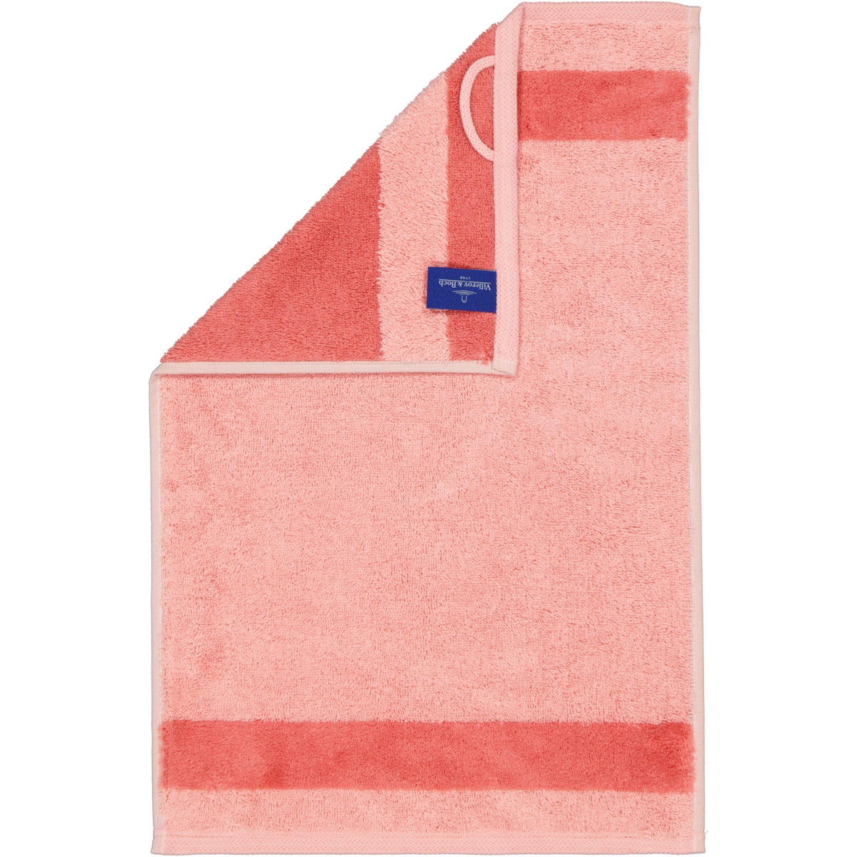 HANDTÜCHER LUXURY DOUBLE 2560 CORAL - 22 - Rot, Textil (30/50cm) - Zöllner
