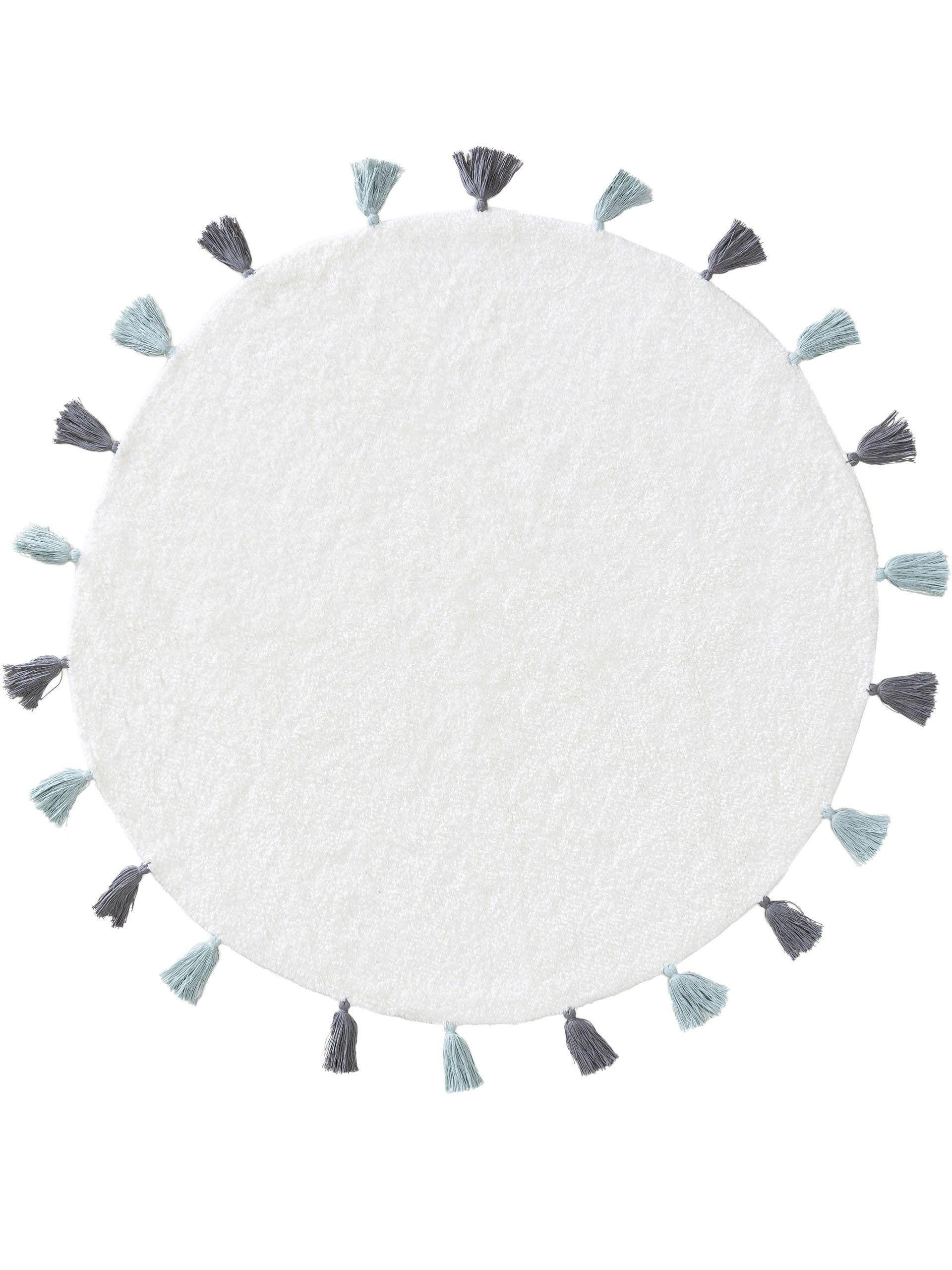 KINDERTEPPICH waschbar Malu Blau ø 120 cm rund - Blau, Textil (120/120cm) - Lytte