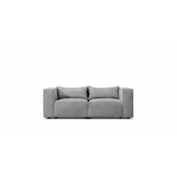 SOFA 2-sitzer Nevio - Grau, Holzwerkstoff/Textil (210/71/105cm) - Fun Möbel