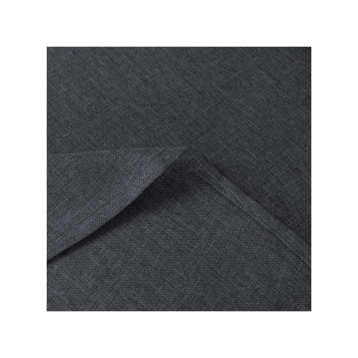TISCHDECKE Leinenoptik 130/220 cm oval Anthrazit - Anthrazit, Textil (130/220cm) - TiborTex