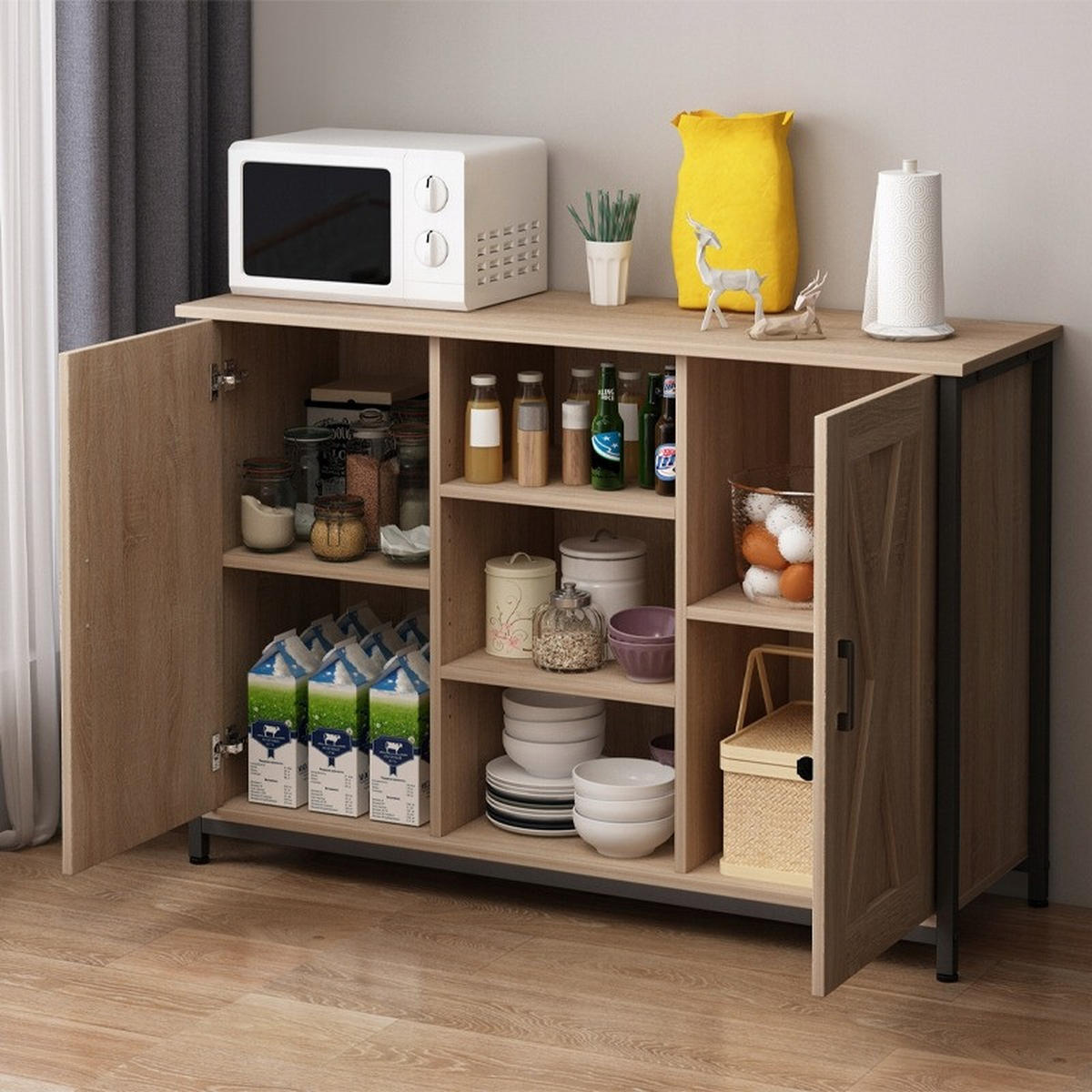 KOMMODE, braun 100/70/35 cm - Braun, Holzwerkstoff (100/70/35cm)