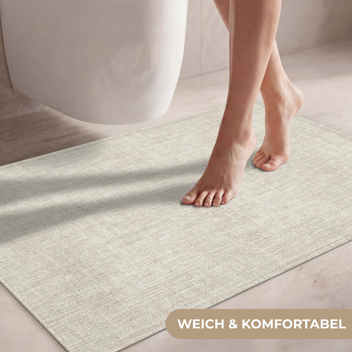 WC PŘEDLOŽKA Povlečení - Textura - Béžová 90x60 cm - béžová, textil/plast (90/1cm) - OnlyWow