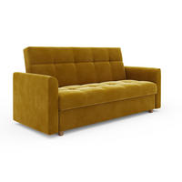 SCHLAFSOFA mit Bettkasten Salamanka, Camel - Goldfarben, Textil (85/88/215cm) - Meblito