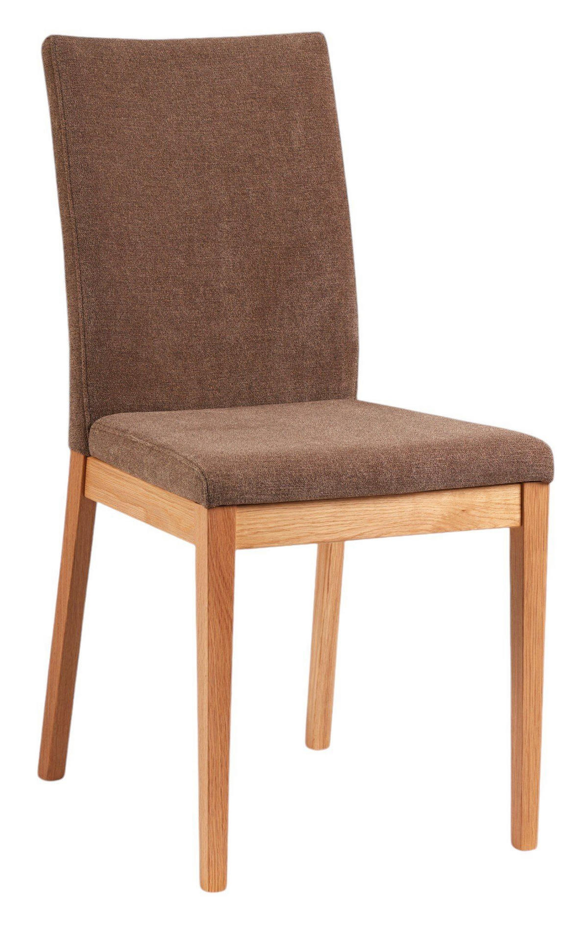 ECKBANKGRUPPE Danila Massivholz Wildeiche Polster Braun - Wildeiche/Braun, Holz (194/1/155cm) - 58aufmkessel