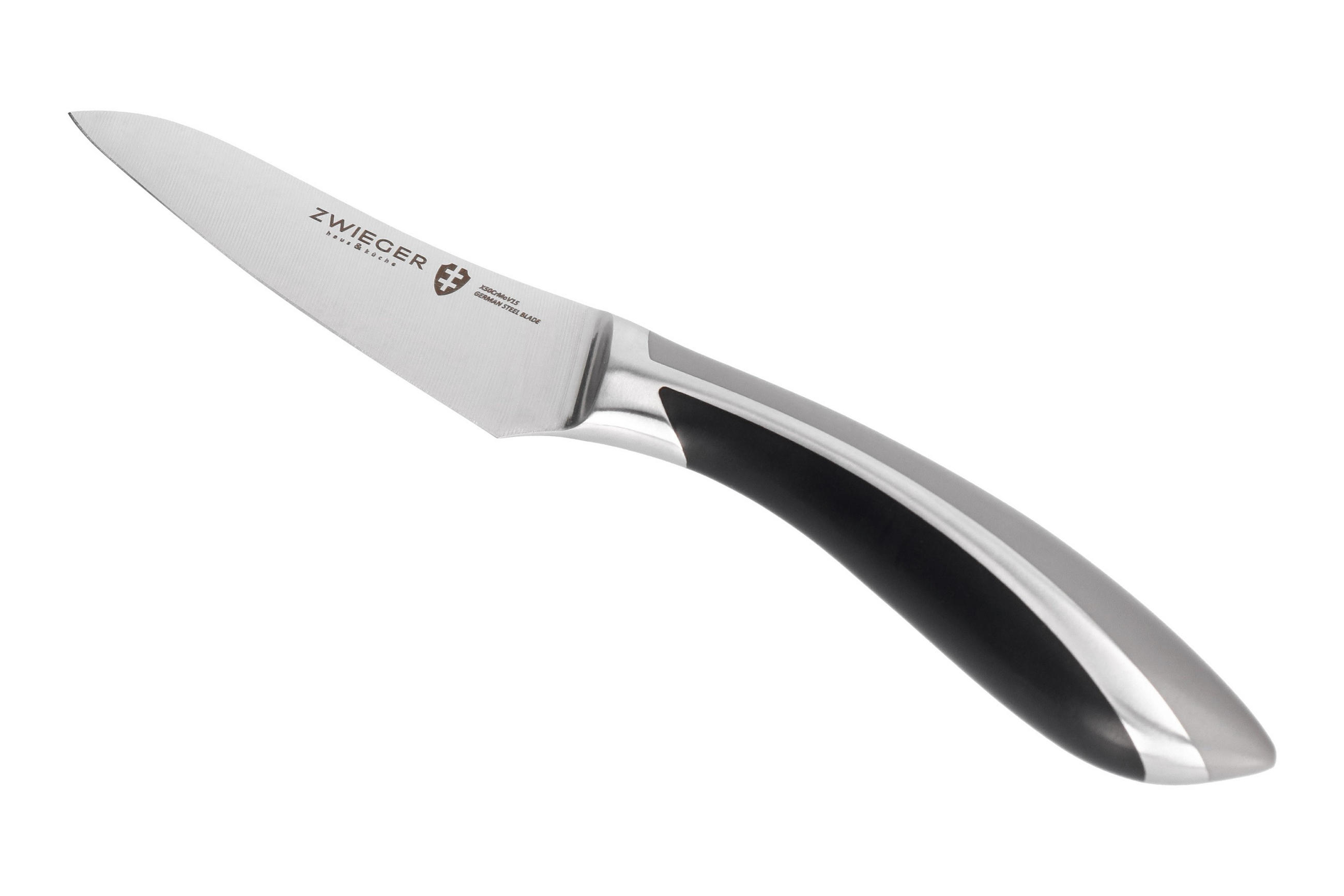 GEMÜSEMESSER Black Stone Schwarz 29/6/3 cm Metall - Schwarz, Metall (29cm) - Mondex