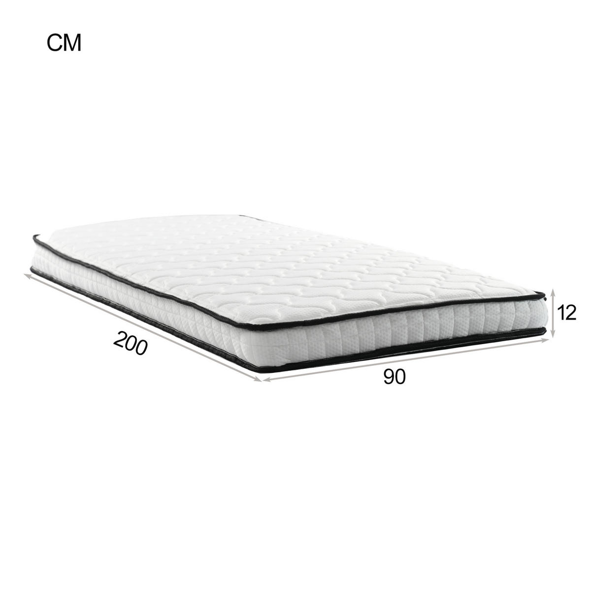 AUSZIEHBETT 90/180 x 200 cm Dunkelgrau mit LED-Beleuchtung und USB-Anschluss - Dunkelgrau, Textil (90/190cm) - Flora Grace