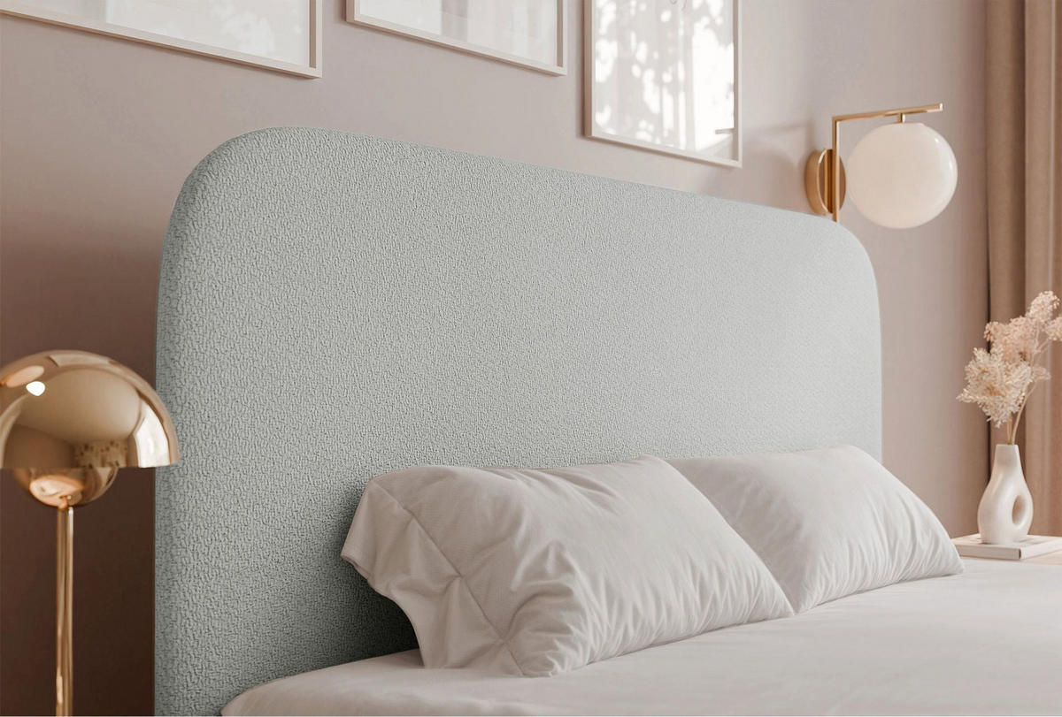 POLSTERBETT Sonvivo Hellgrau Chenille 180x200 cm - Hellgrau, Kunststoff/Textil (180/200cm) - Selsey