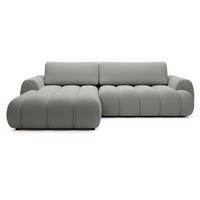 ECKSOFA mit Bettkasten Puro 270 cm, Links, Hellgrau - Hellgrau, Holz (272/168cm) - Emporius
