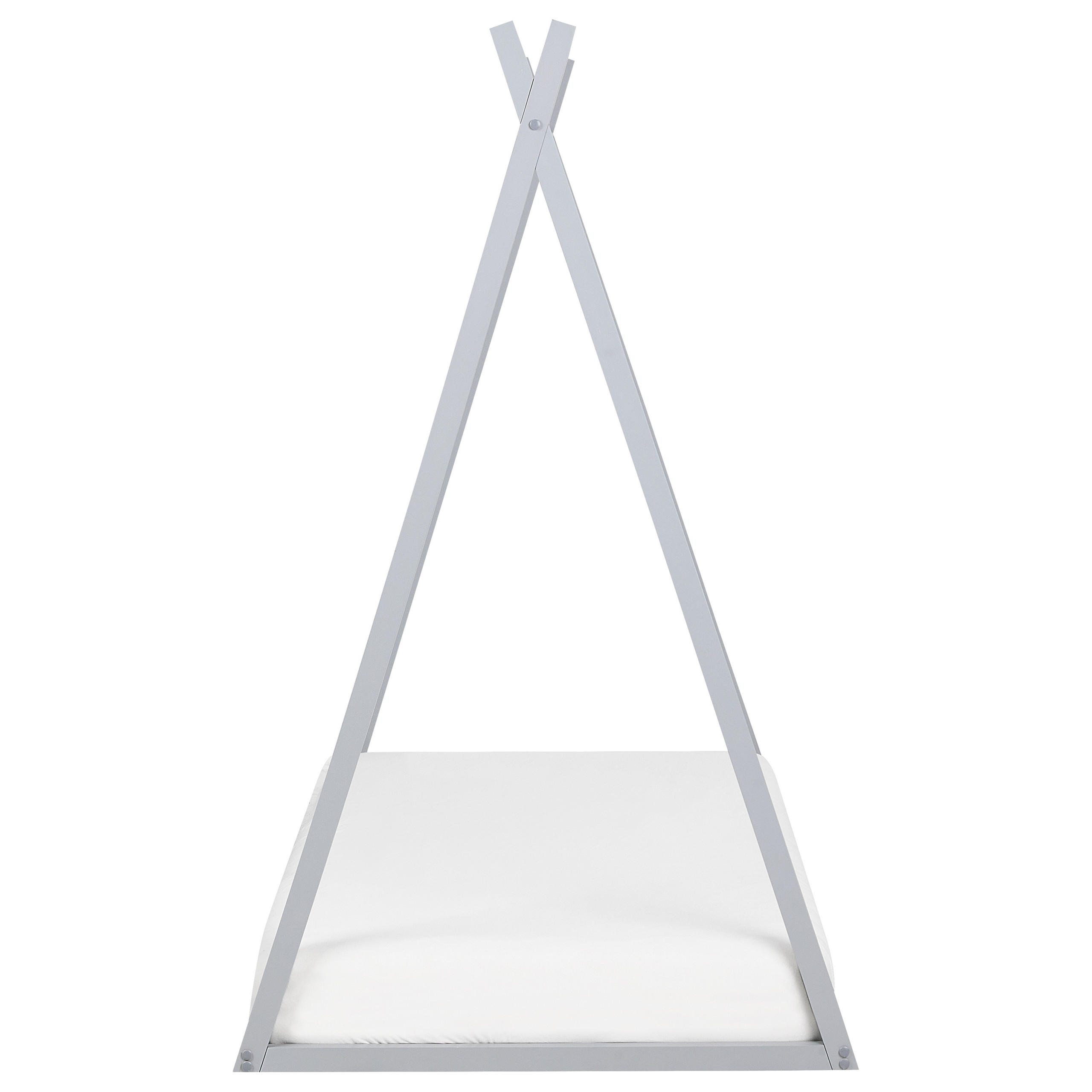 KINDERBETT Grau 90-200 cm Saurat - Grau, Holz (90/200cm) - Beliani