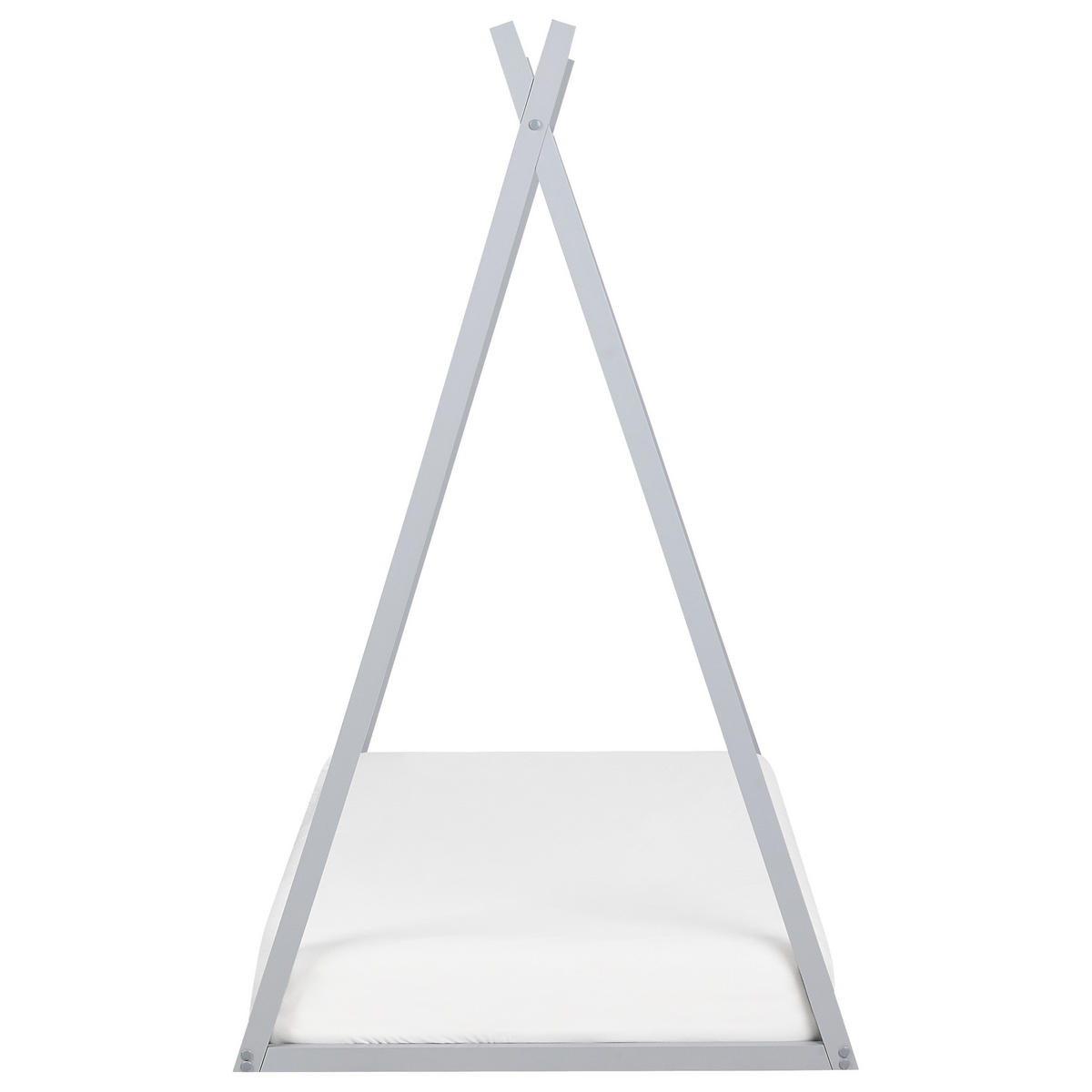 KINDERBETT Grau 90-200 cm Saurat - Grau, Holz (90/200cm) - Beliani