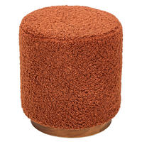 POUF Wolle Terrakotta - Rot, Textil (35/42/35cm) - Nordlys