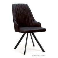 ESSZIMMERSTUHL (6er-Set) Deina 52x91x60 Schwarz/Espresso - Dunkelbraun/Schwarz, Kunststoff (60/91/52cm) - 58aufmkessel