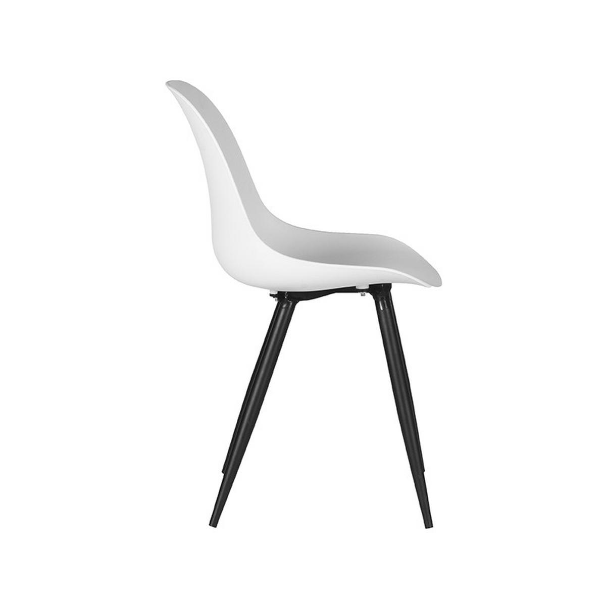 ESSZIMMERSTUHL Monza Weiß 54/46/88 cm 2er-Set - Weiß, Kunststoff (46/88/54cm) - LABEL51