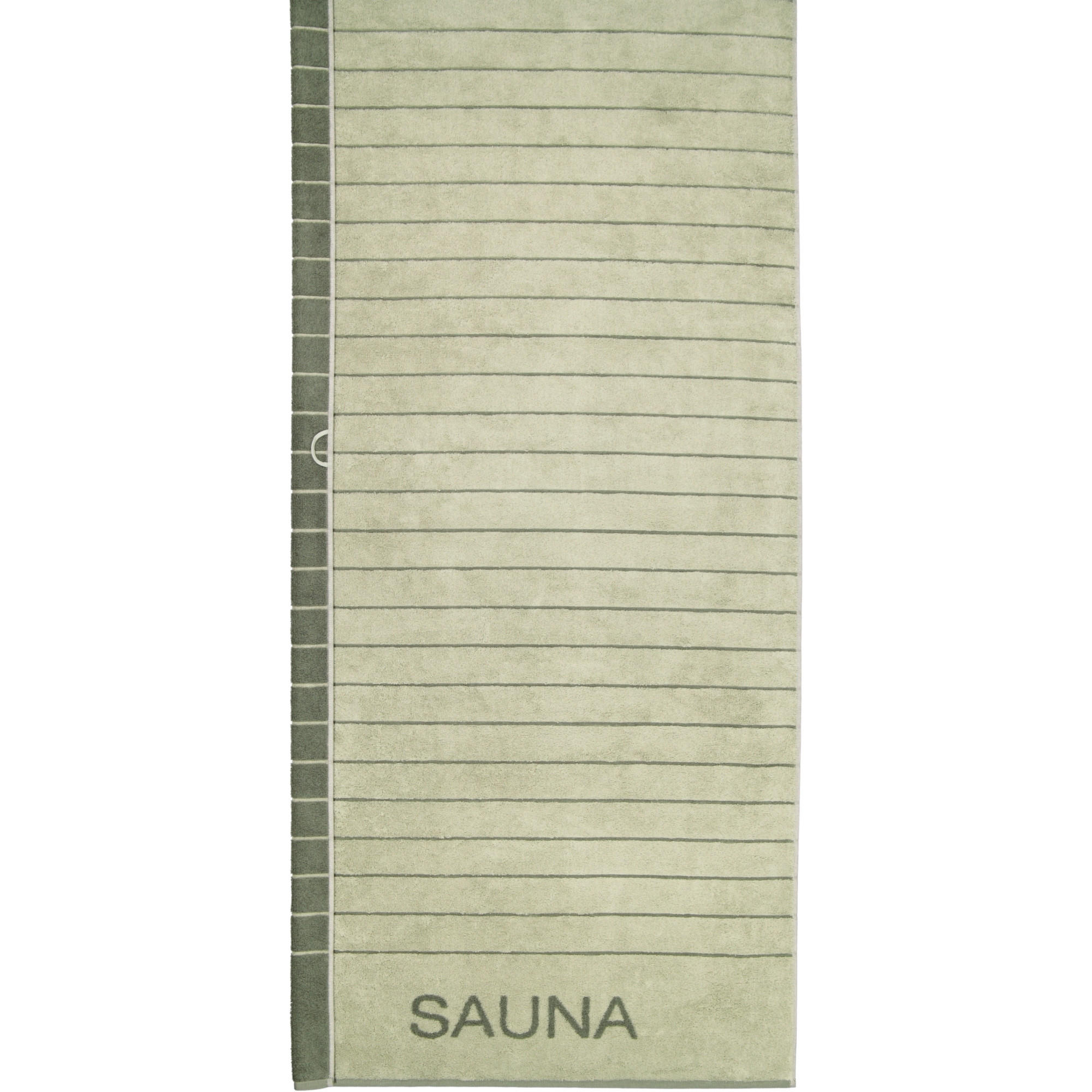 SAUNATÜCHER BALANCE DOUBLEFACE 6237 WASABI - 44 - Grün, Textil (80/200cm) - Cawoe