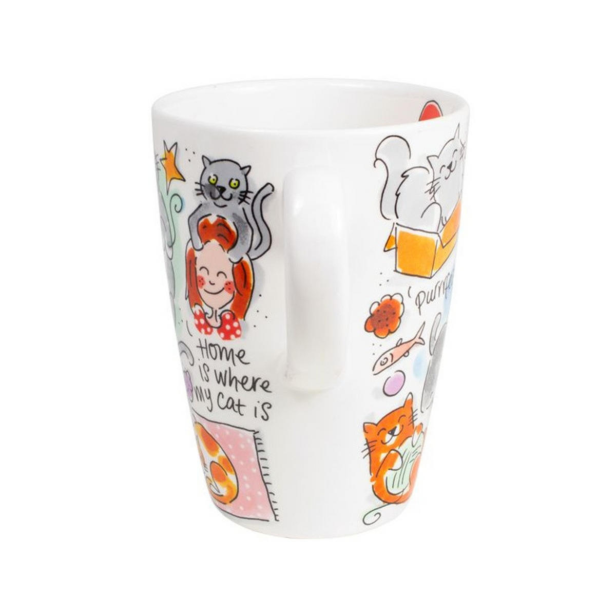 XL-BECHER Katzenliebhaber in Bunt - 500 ml - Multicolor, Keramik (0.5L) - Blond Amsterdam
