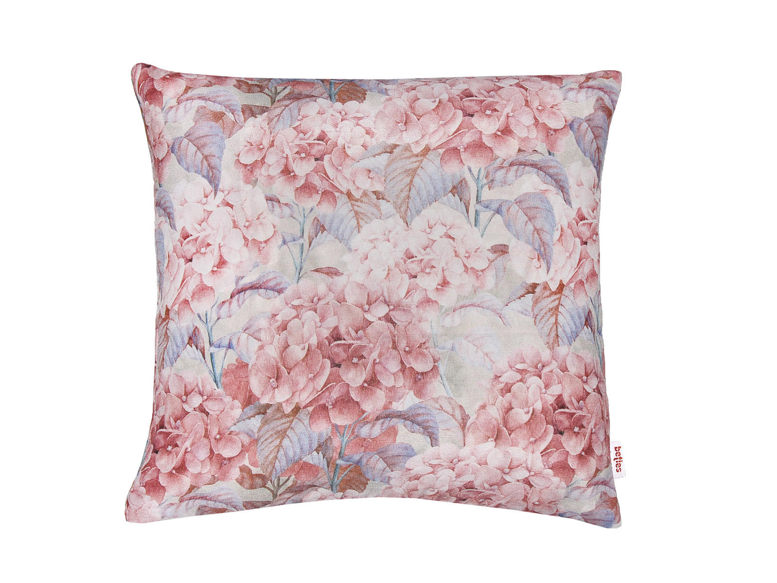 KISSENHÜLLE Hortensie flieder-mauve Mischgewebe 40/40 cm - Flieder/Mauve, Textil (40/40cm) - beties Heimtextil