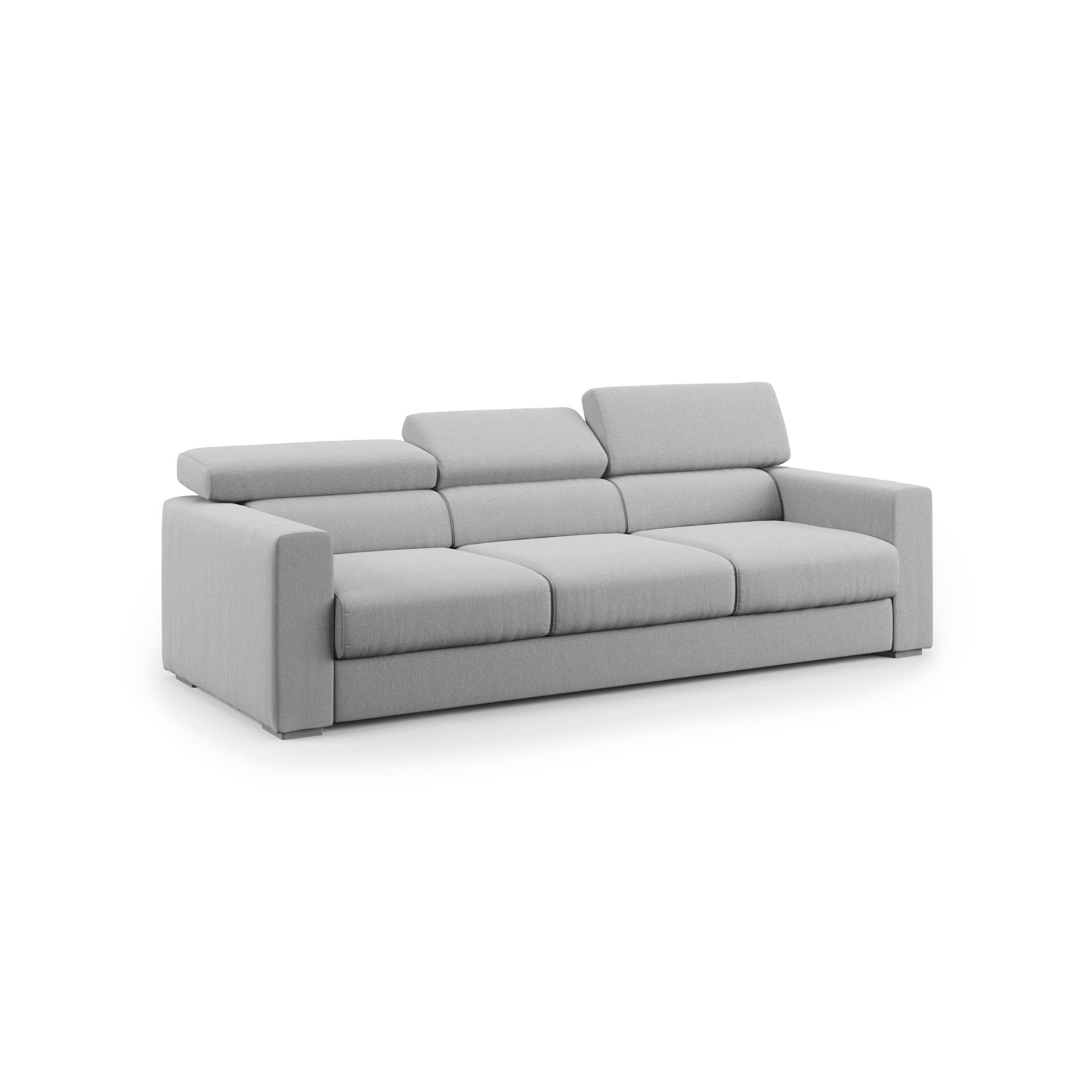 LINEARSOFA Dylan - Grau, Textil (240/74/100cm) - Divani.store