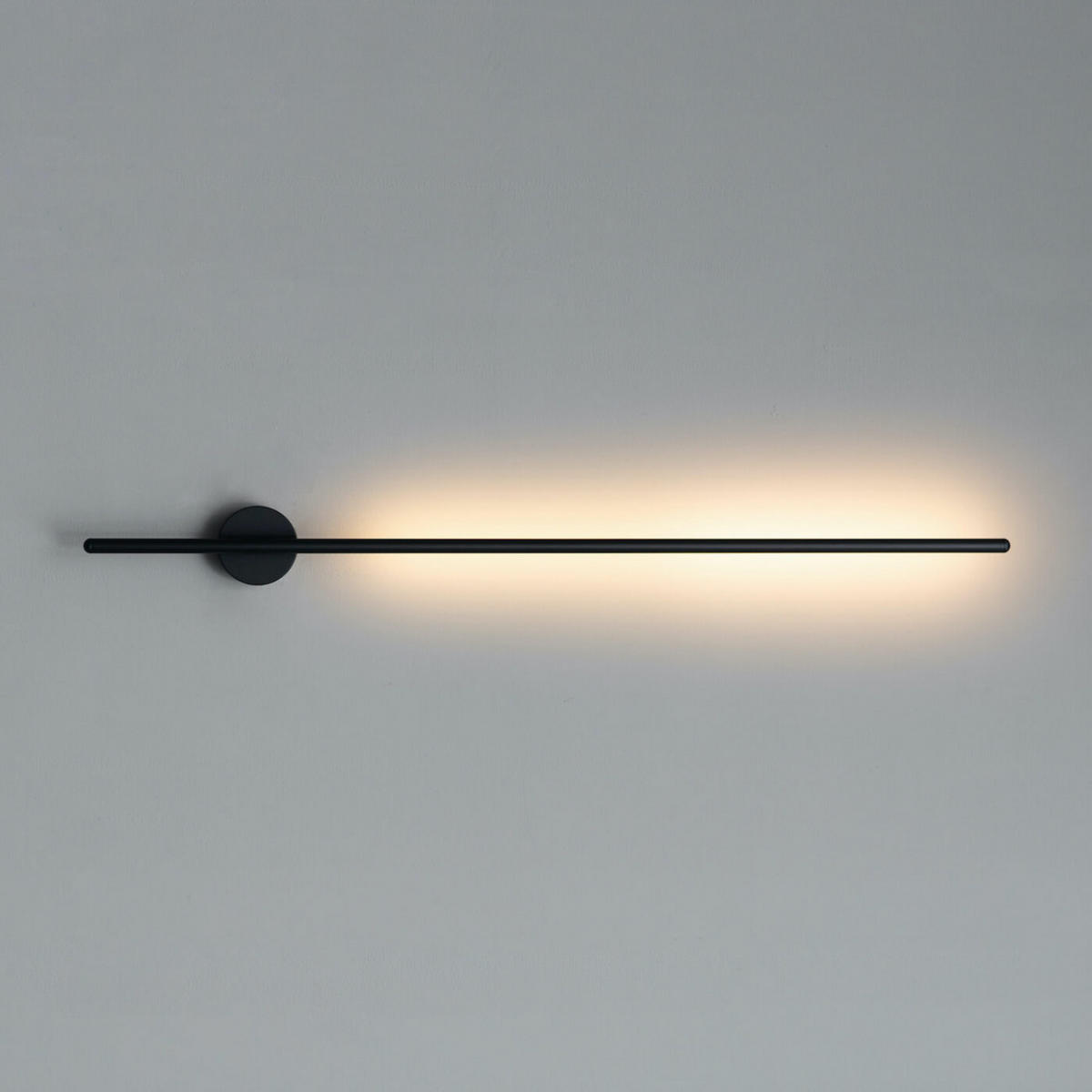 WANDLEUCHTE Mandal, Schwarz, 98cm - Schwarz, Metall (7/8.5/98cm) - KOSILUM