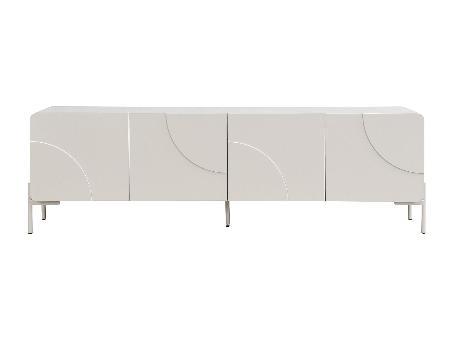 TV-BOARD - 180 cm x 40 cm - Holz, Platte - Beige - ZELINARO - Beige, Holz (180/55/40cm) - Vente-Unique