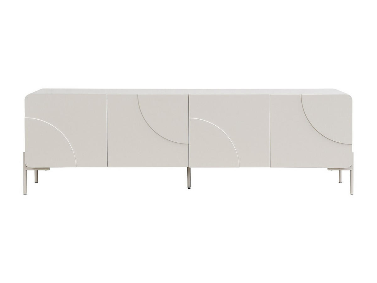 TV-BOARD - 180 cmcm x 40 cmcm - Holz, Platte - Beige - ZELINARO - Beige, Holz (180/55/40cm) - Vente-Unique