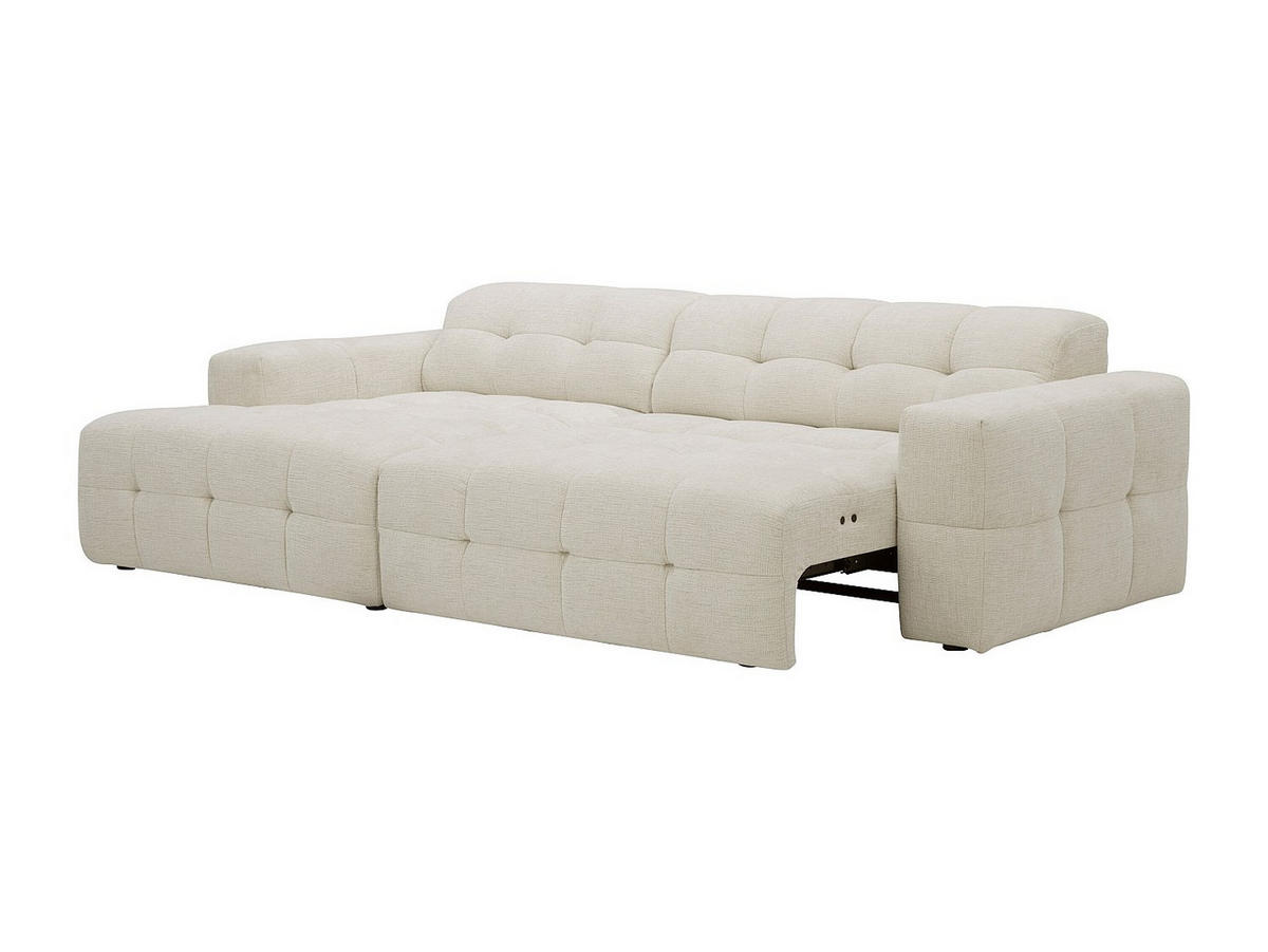 RELAXSOFA - 4 Personen - stoff - beige Vikono - Beige, Kunststoff/Textil (268/77/157cm) - Vente-Unique