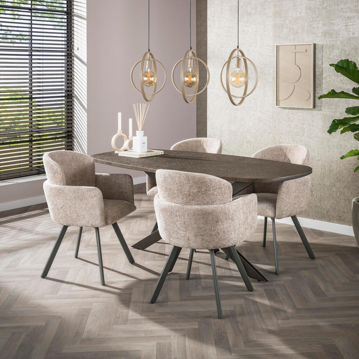 ESSZIMMERTISCH Braun 95/180/77 cm - Braun, Holz (95/180/77cm) - Hoyz Collection