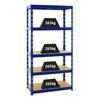SCHWERLASTREGAL Tiger 180x90x45 cm Fachlast 265 kg Blau - Blau, Metall (90/180/45cm) - PROREGAL