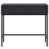 KONSOLENTISCH Evo Schwarz mit Metallgestell 90 cm - Anthrazit/Schwarz, Holzwerkstoff/Metall (34/90/79cm) - Selsey