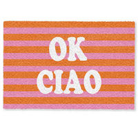 ROHOŽKA Ciao - Citace - Stripes 60x40 cm - pomerančová, plast/umělá hmota (60/0.4cm) - MuchoWow