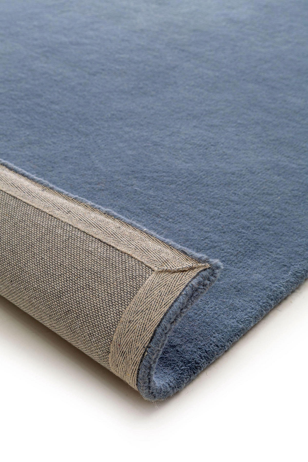 WOLLTEPPICH Bent Blau 160x230 cm - Blau, Textil (160/230cm) - benuta Nest
