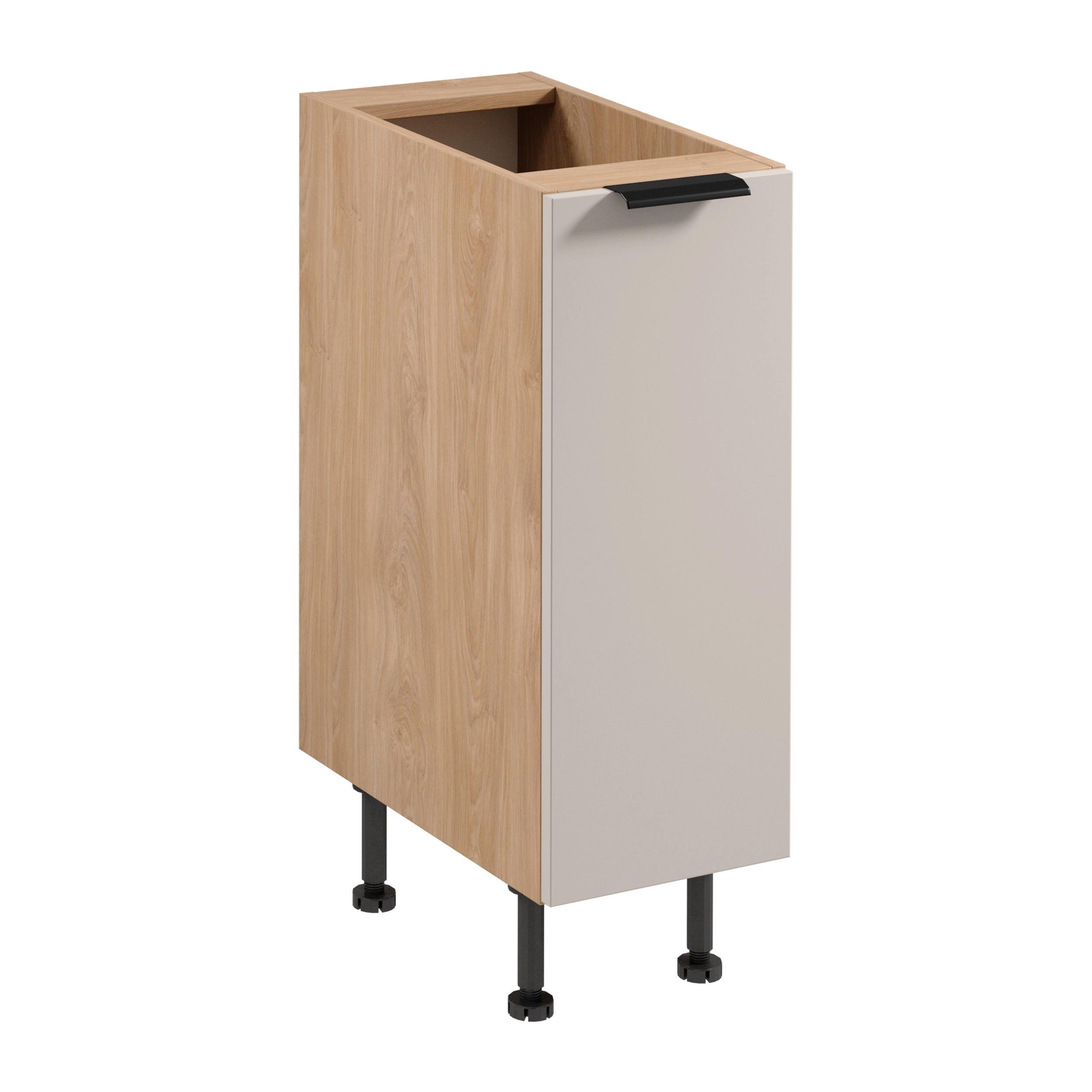 UNTERSCHRANK D30 P/L – Sorento Beige Sonoma Eiche – Beige / Sonoma Eiche - Beige/Sonoma Eiche, Holzwerkstoff (30/87/52cm) - ROYAL24_MARKT