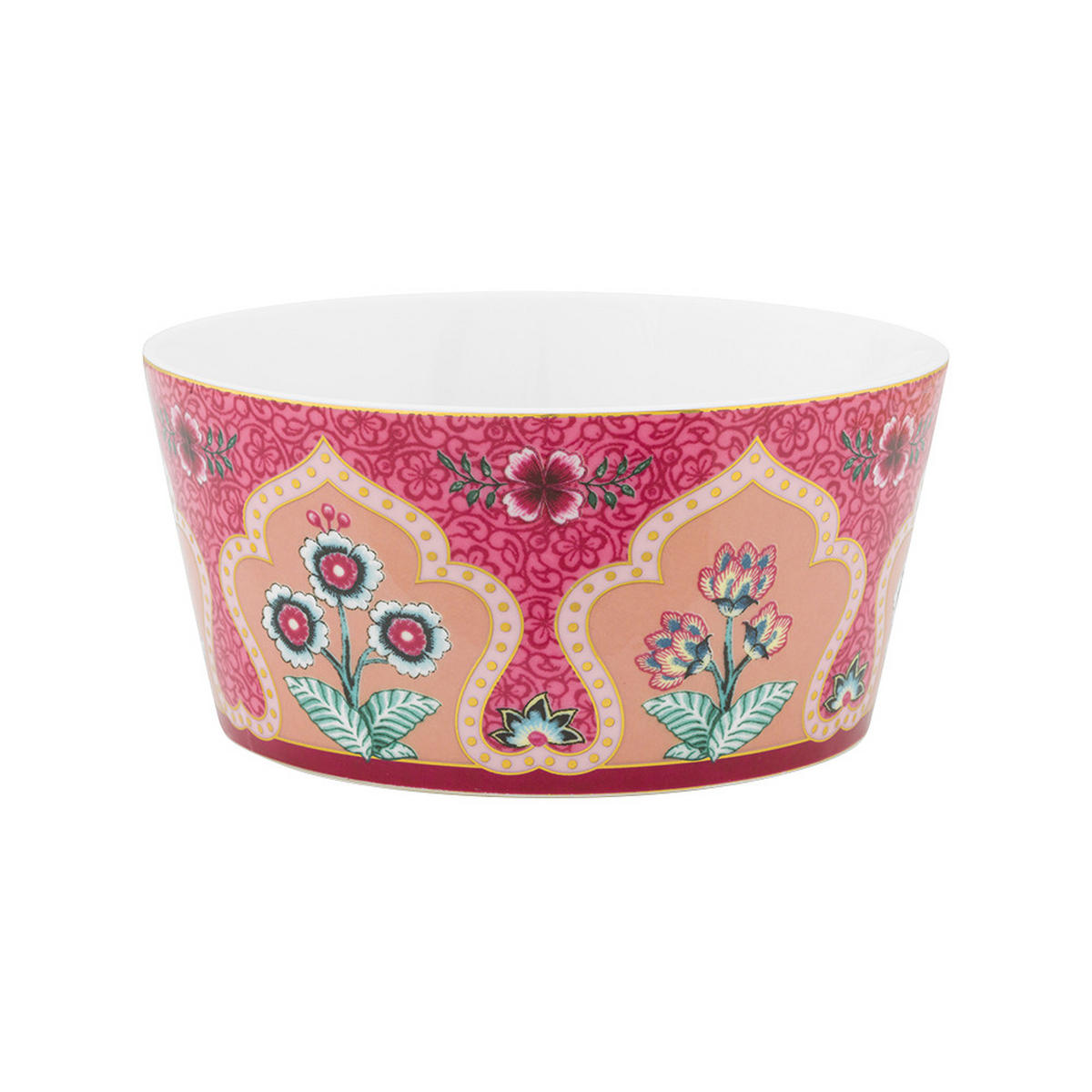 GESCHENKSET Schalen oriental blumenfestival dark rosa 12 cm - Rosa, Keramik - Pip Studio