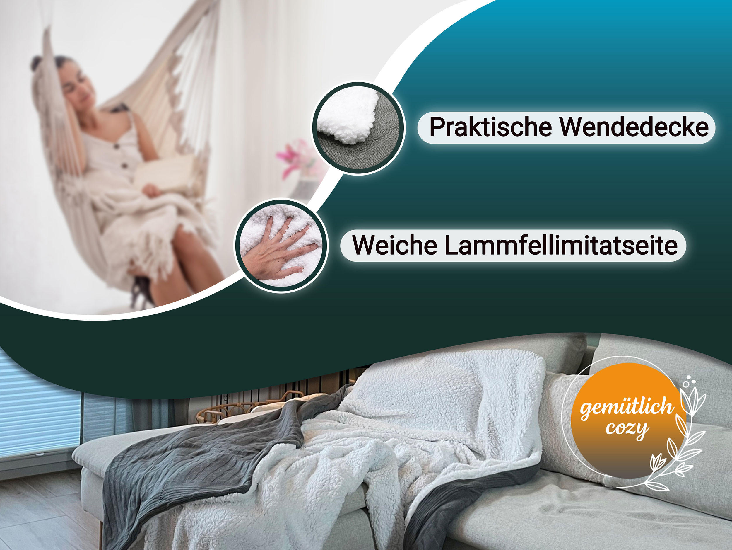 KUSCHELDECKE, 150x200 cm, 100% Polyester, 100% Polyacryl, Grau - Grau, Textil (150/200cm) - Zollner24