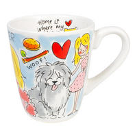 BECHER Hundeliebhaber in Bunt - 350 ml - Multicolor, Keramik (0.35L) - Blond Amsterdam