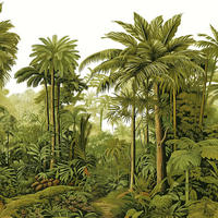 FOTOTAPETE Benmore Ridge - Grün, Papier/Kunststoff (250/400cm) - Graham & Brown