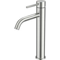 WASCHTISCHARMATUR Hoch Gebürstetes Nickel 190 MM Auslaufhöhe - Silberfarben, Metall (5.8/15.8/28.5cm)