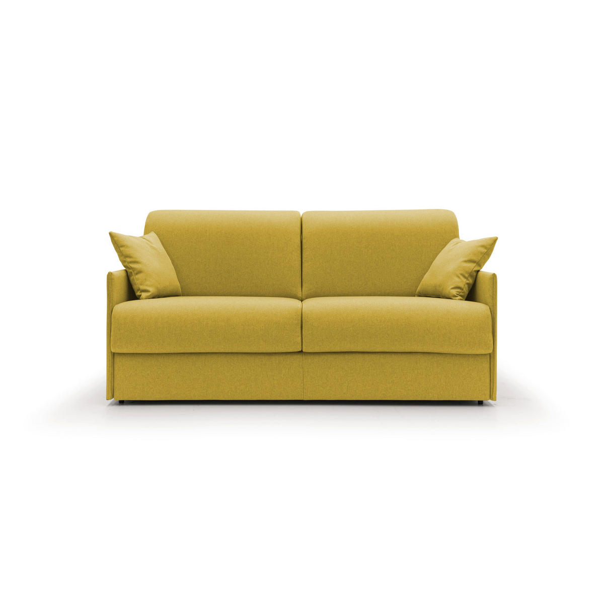 SCHLAFSOFA Evans - Gelb, Textil (149/90/96cm) - Divani.store