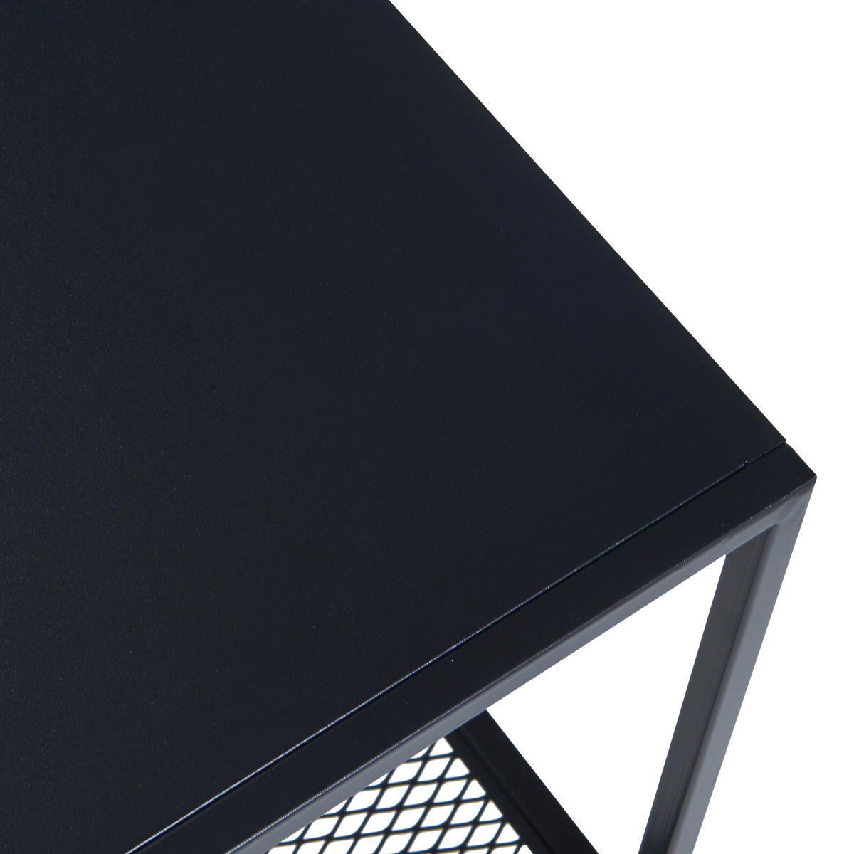 BEISTELLTISCH Ruokolahti - Schwarz, Metall (51/51/51cm) - [en.casa]