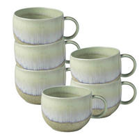 KAFFEETASSEN Perlemor Alga grün 190 ml 6er Set - Grün, Keramik (0.19L) - like.Villeroy & Boch