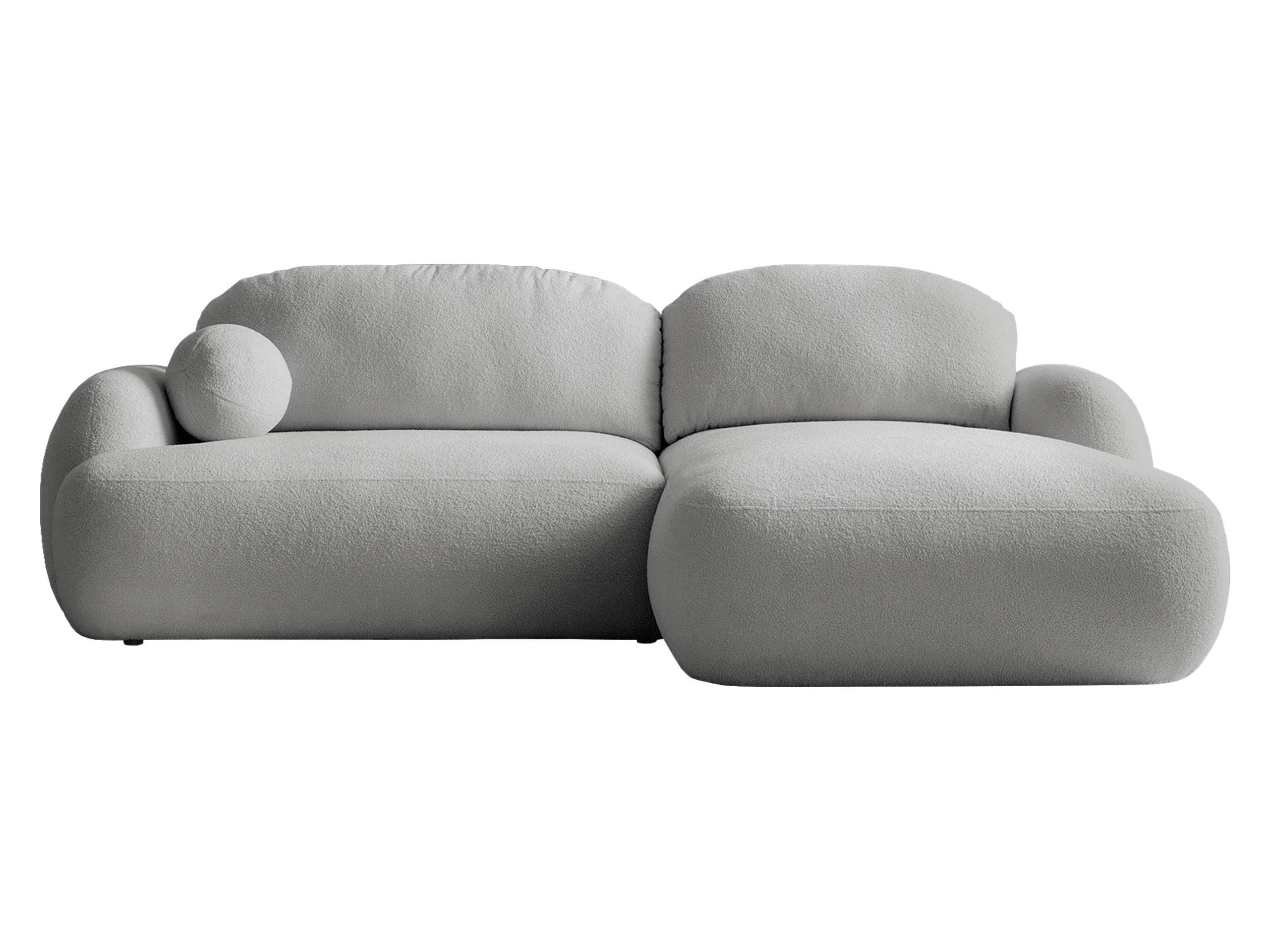 ECKSOFA Mayo, Seite: Rechts - Hellgrau/Schwarz, Holz/Kunststoff (275/175cm) - MIRJAN24