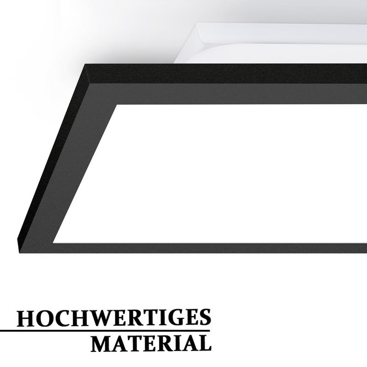 LED závěsné světlo Clausthal III 30/120/6 cm - černá, kov (30/120/6cm) - Nettlife