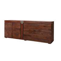 SIDEBOARD Mango 200x45x75 braun lackiert Amsterdam #30 - Braun, Holz (200/75/45cm) - Massivmoebel24
