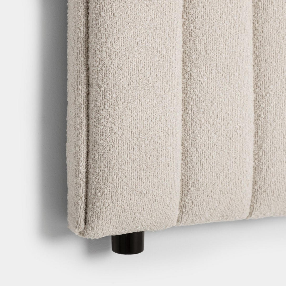 CABECERO INDIVIDUAL Kio Beige 107 cm x 125 cm - Beige, Textil (107/7cm) - Klast Home