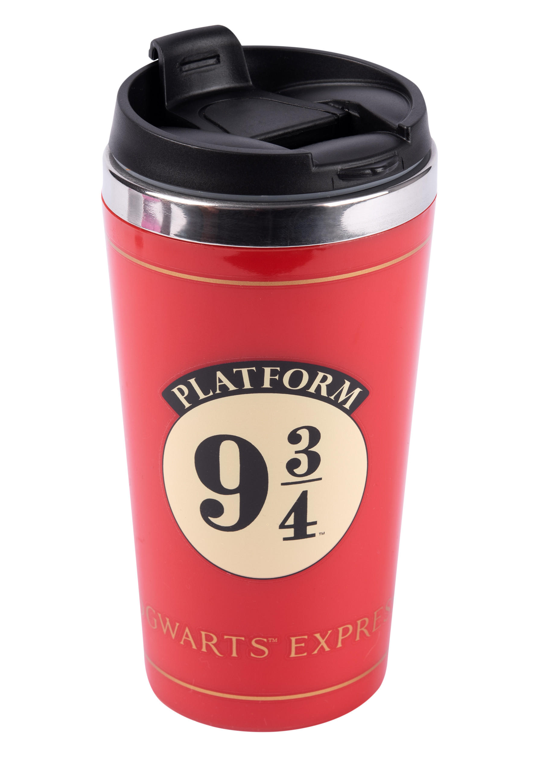THERMOBECHER Harry Potter Hogwarts Coffee-To-Go Rot 350 ml - Rot, Kunststoff (0.35L) - United Labels