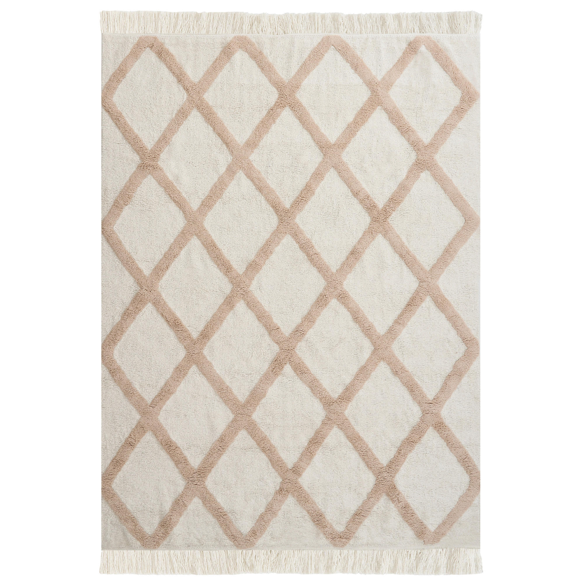 KINDERTEPPICH Beige 160/230 cm Baumwolle Punsari - Beige, Textil (160/230cm) - Beliani