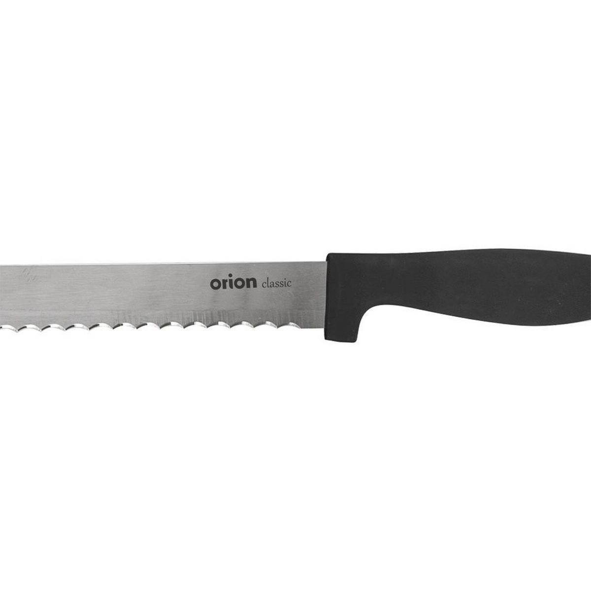 KUCHENMESSER CLASSIC Schwarz Silber - Schwarz, Metall (39cm) - Orion 