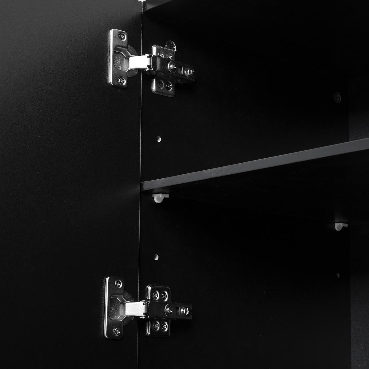 SCHUHSCHRANK aus MDF 80x38,5x95cm in Natur mit Soft-Close - Naturfarben, Holzwerkstoff (80/95/38.5cm) - Modfu