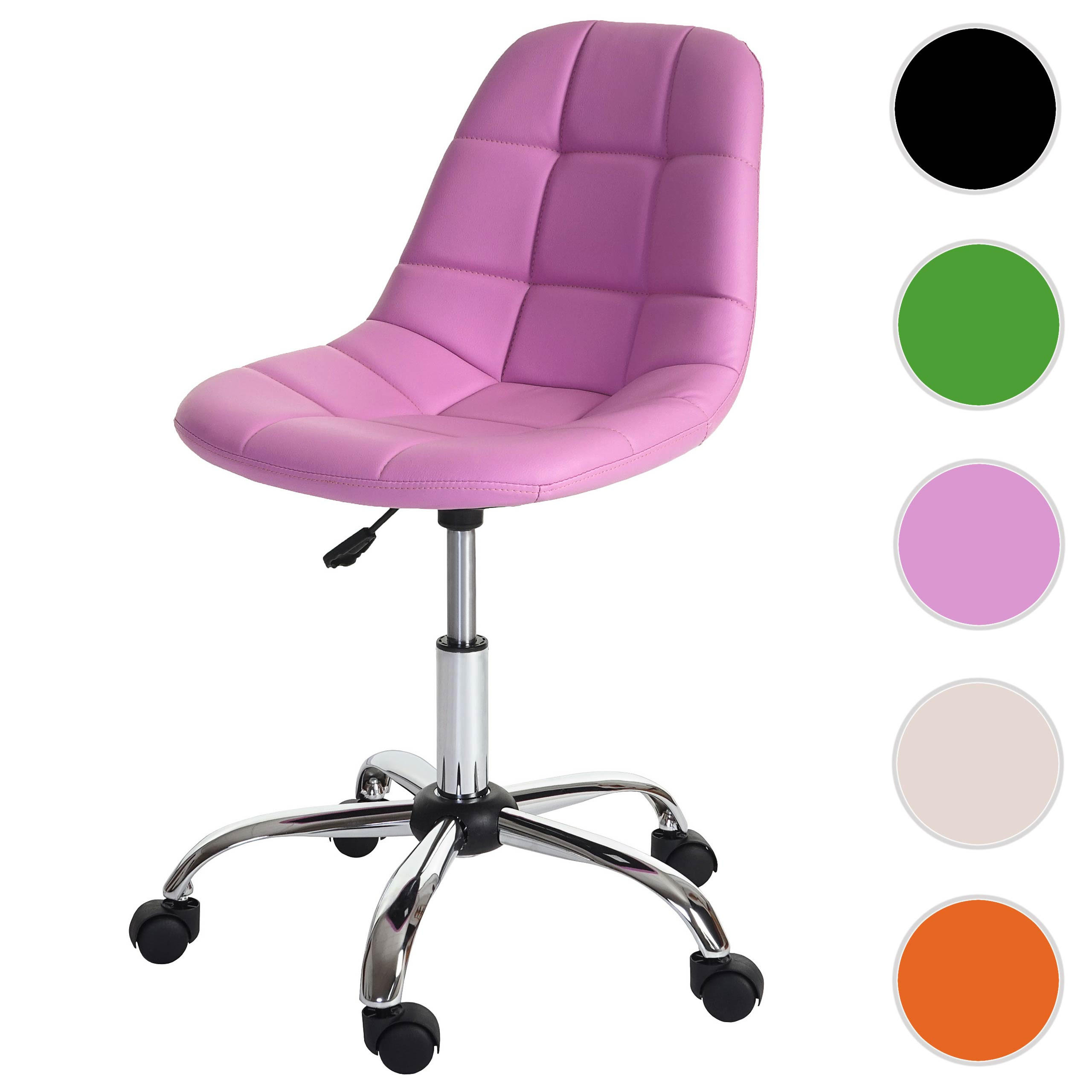 DREHSTUHL Altrosa - Altrosa, Textil (62/92/54cm) - MCW