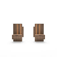 NACHTTISCH: Dunin-Eiche, 50,4 + 50,4 x 102 x 39,6 cm - Eichefarben, Holzwerkstoff (100.8/102/39.6cm) - 3XE LIVING