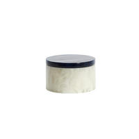DEKO-DOSE Kelimutu Weiß Ø19/11,5 cm - Weiß, Kunststoff (19/11.5/19cm) - Light & Living